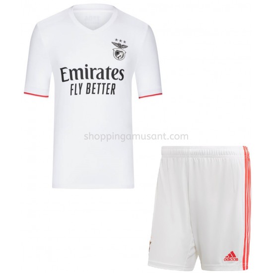 Maillot de Foot Benfica Enfant Extérieur 2021-2022 Manche Courte