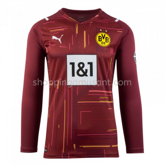 Maillot de Foot Borussia Dortmund Gardien M001 2021-2022 Manche Longue