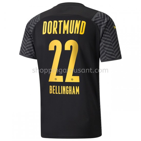 Maillot de Foot Borussia Dortmund Jude Bellingham 22 Extérieur 2021-2022 Manche Courte