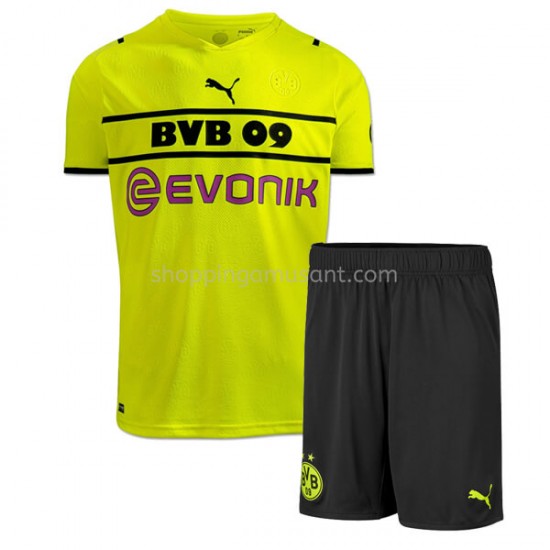 Maillot de Foot Borussia Dortmund Enfant Neutre 2021-2022 Manche Courte