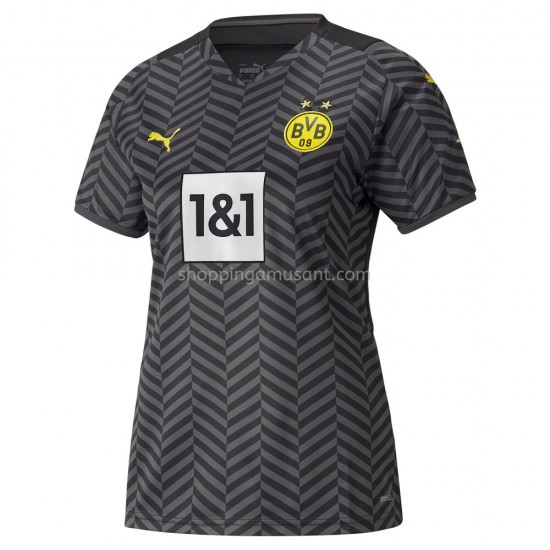 Maillot de Foot Borussia Dortmund Féminine Extérieur 2021-2022 Manche Courte