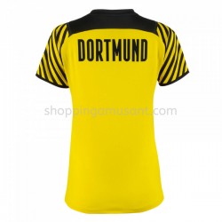Maillot de Foot Borussia Dortmund Féminine Domicile 2021-2022 Manche Courte