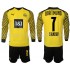 Maillot de Foot Borussia Dortmund Sancho 7 Enfant Domicile 2021-2022 Manche Longue