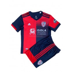 Maillot de Foot Cagliari Enfant Domicile 2021-2022 Manche Courte