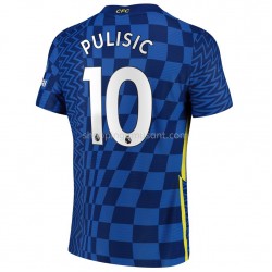 Maillot de Foot Chelsea Christian Pulisic 10 Domicile 2021-2022 Manche Courte