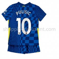 Maillot de Foot Chelsea Christian Pulisic 10 Enfant Domicile 2021-2022 Manche Courte