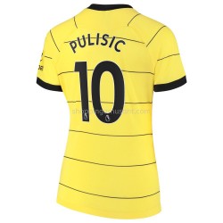 Maillot de Foot Chelsea Christian Pulisic 10 Féminine Extérieur 2021-2022 Manche Courte