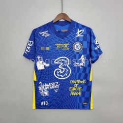 Maillot de Foot Chelsea Graffiti Domicile 2021-2022 Manche Courte