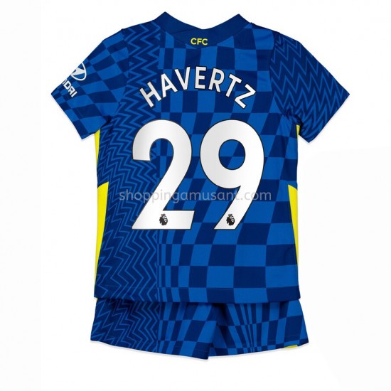 Maillot de Foot Chelsea Kai Havertz 29 Enfant Domicile 2021-2022 Manche Courte