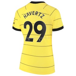 Maillot de Foot Chelsea Kai Havertz 29 Féminine Extérieur 2021-2022 Manche Courte