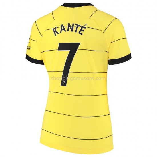 Maillot de Foot Chelsea Kante 7 Féminine Extérieur 2021-2022 Manche Courte