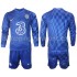Maillot de Foot Chelsea Enfant Domicile 2021-2022 Manche Longue