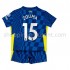 Maillot de Foot Chelsea Kurt Zouma 15 Enfant Domicile 2021-2022 Manche Courte