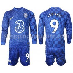 Maillot de Foot Chelsea LUKAKU 9 Enfant Domicile 2021-2022 Manche Longue