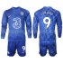 Maillot de Foot Chelsea LUKAKU 9 Enfant Domicile 2021-2022 Manche Longue