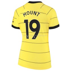 Maillot de Foot Chelsea Mason Mount 19 Féminine Extérieur 2021-2022 Manche Courte