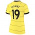 Maillot de Foot Chelsea Mason Mount 19 Féminine Extérieur 2021-2022 Manche Courte