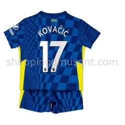 Maillot de Foot Chelsea Mateo Kovacic 17 Enfant Domicile 2021-2022 Manche Courte