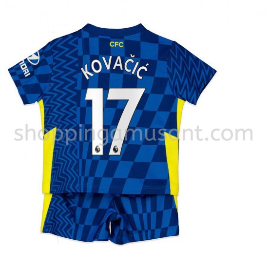 Maillot de Foot Chelsea Mateo Kovacic 17 Enfant Domicile 2021-2022 Manche Courte