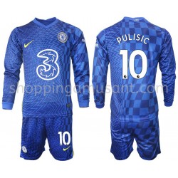 Maillot de Foot Chelsea Pulisic 10 Enfant Domicile 2021-2022 Manche Longue