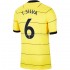 Maillot de Foot Chelsea Thiago Silva 6 Extérieur 2021-2022 Manche Courte