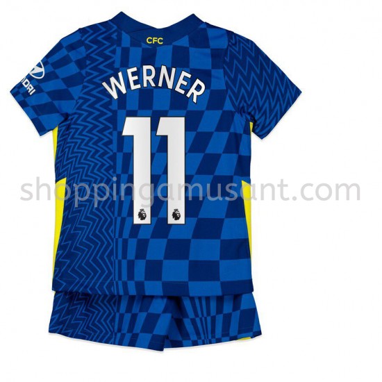 Maillot de Foot Chelsea Timo Werner 11 Enfant Domicile 2021-2022 Manche Courte