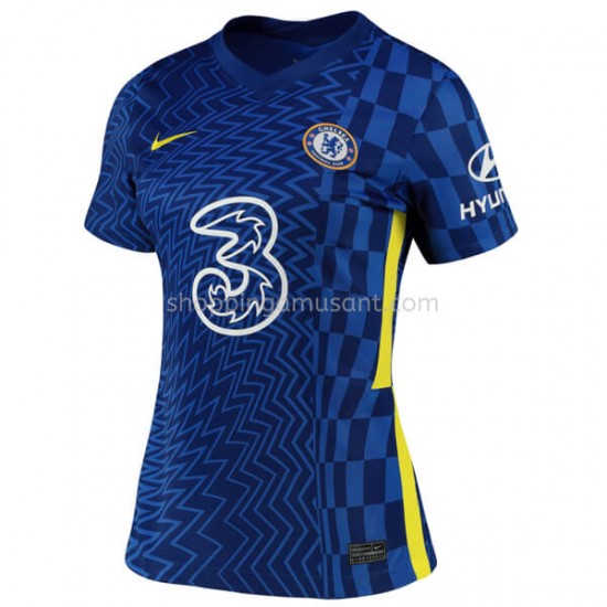 Maillot de Foot Chelsea Féminine Domicile 2021-2022 Manche Courte