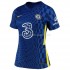 Maillot de Foot Chelsea Féminine Domicile 2021-2022 Manche Courte