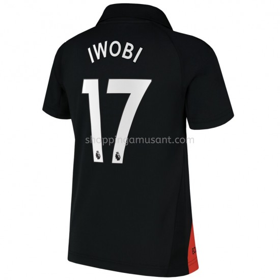 Maillot de Foot Everton Alex Iwobi 17 Extérieur 2021-2022 Manche Courte