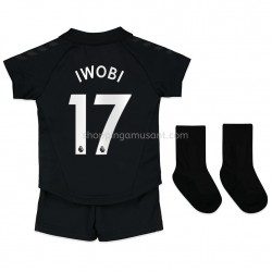 Maillot de Foot Everton Alex Iwobi 17 Enfant Extérieur 2021-2022 Manche Courte