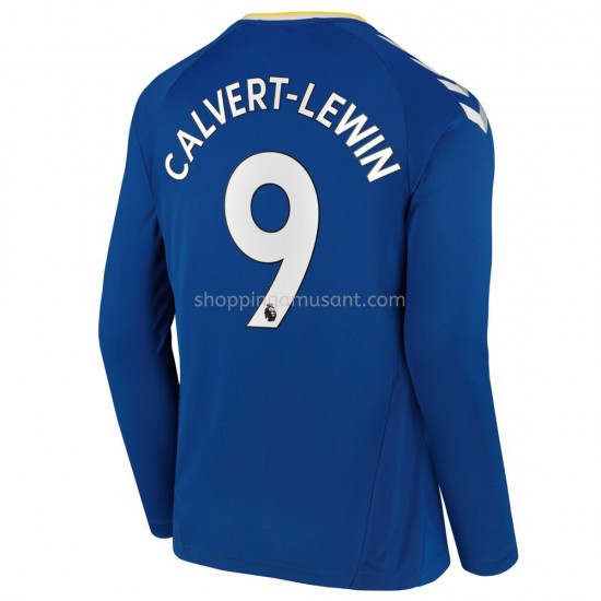 Maillot de Foot Everton Dominic Calvert-Lewin 9 Domicile 2021-2022 Manche Longue