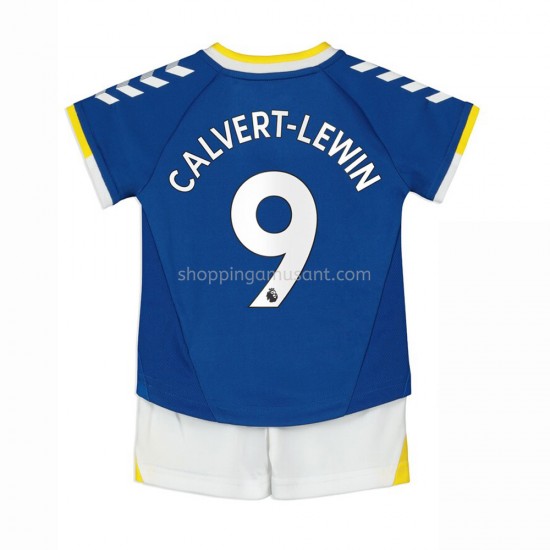 Maillot de Foot Everton Dominic Calvert-Lewin 9 Enfant Domicile 2021-2022 Manche Courte