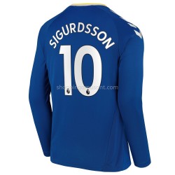 Maillot de Foot Everton Gylfi Sigurosson 10 Domicile 2021-2022 Manche Longue