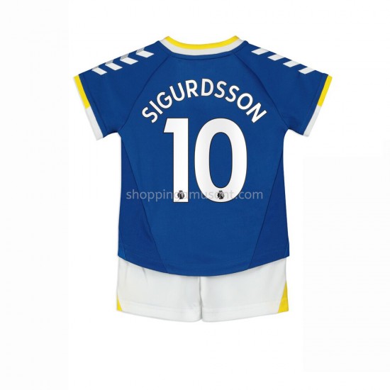 Maillot de Foot Everton Gylfi Sigurosson 10 Enfant Domicile 2021-2022 Manche Courte