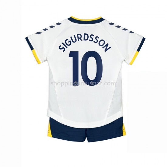 Maillot de Foot Everton Gylfi Sigurosson 10 Enfant Neutre 2021-2022 Manche Courte