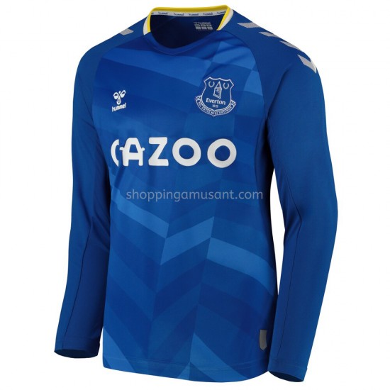 Maillot de Foot Everton Domicile 2021-2022 Manche Longue