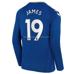 Maillot de Foot Everton James Rodriguez 19 Domicile 2021-2022 Manche Longue
