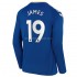 Maillot de Foot Everton James Rodriguez 19 Domicile 2021-2022 Manche Longue