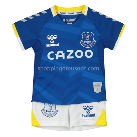 Maillot de Foot Everton Enfant Domicile 2021-2022 Manche Courte