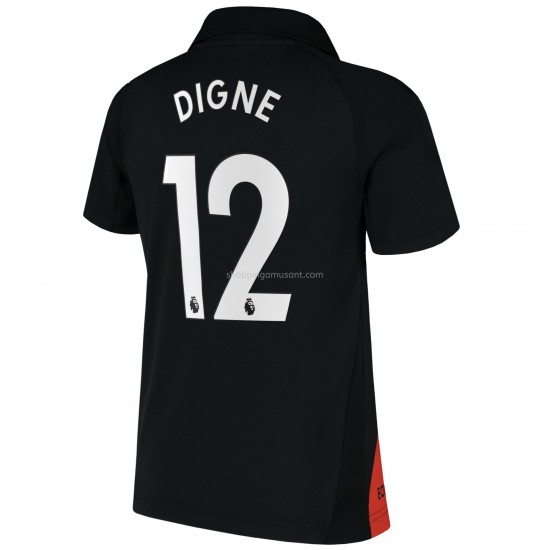 Maillot de Foot Everton Lucas Digne 12 Extérieur 2021-2022 Manche Courte