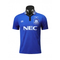 Maillot de Foot Everton Retro Domicile 1995 Manche Courte