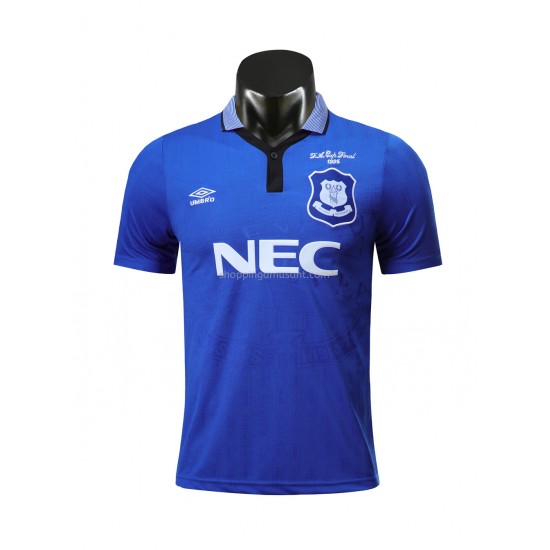 Maillot de Foot Everton Retro Domicile 1995 Manche Courte