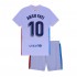Maillot de Foot FC Barcelone Ansu Fati 10 Enfant Extérieur 2021-2022 Manche Courte