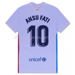 Maillot de Foot FC Barcelone Ansu Fati 10 Extérieur 2021-2022 Manche Courte