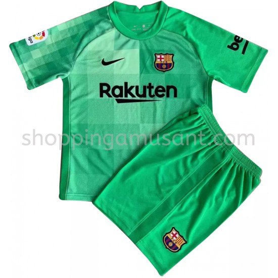 Maillot de Foot FC Barcelone Gardien Enfant Neutre 2021-2022 Manche Courte