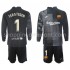 Maillot de Foot FC Barcelone Gardien Ter Stegen 1 Enfant Extérieur 2021-2022 Manche Longue