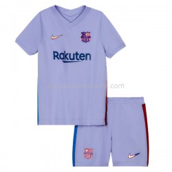 Maillot de Foot FC Barcelone Enfant Extérieur 2021-2022 Manche Courte