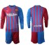 Maillot de Foot FC Barcelone Enfant Domicile 2021-2022 Manche Longue