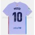 Maillot de Foot FC Barcelone Lionel Messi 10 Extérieur 2021-2022 Manche Courte