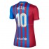 Maillot de Foot FC Barcelone Lionel Messi 10 Féminine Domicile 2021-2022 Manche Courte